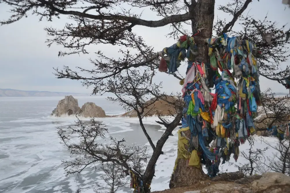 Ofrendas alrededor del lago Baikal