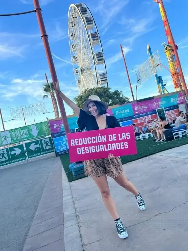 Cristina en festival cooltural fest