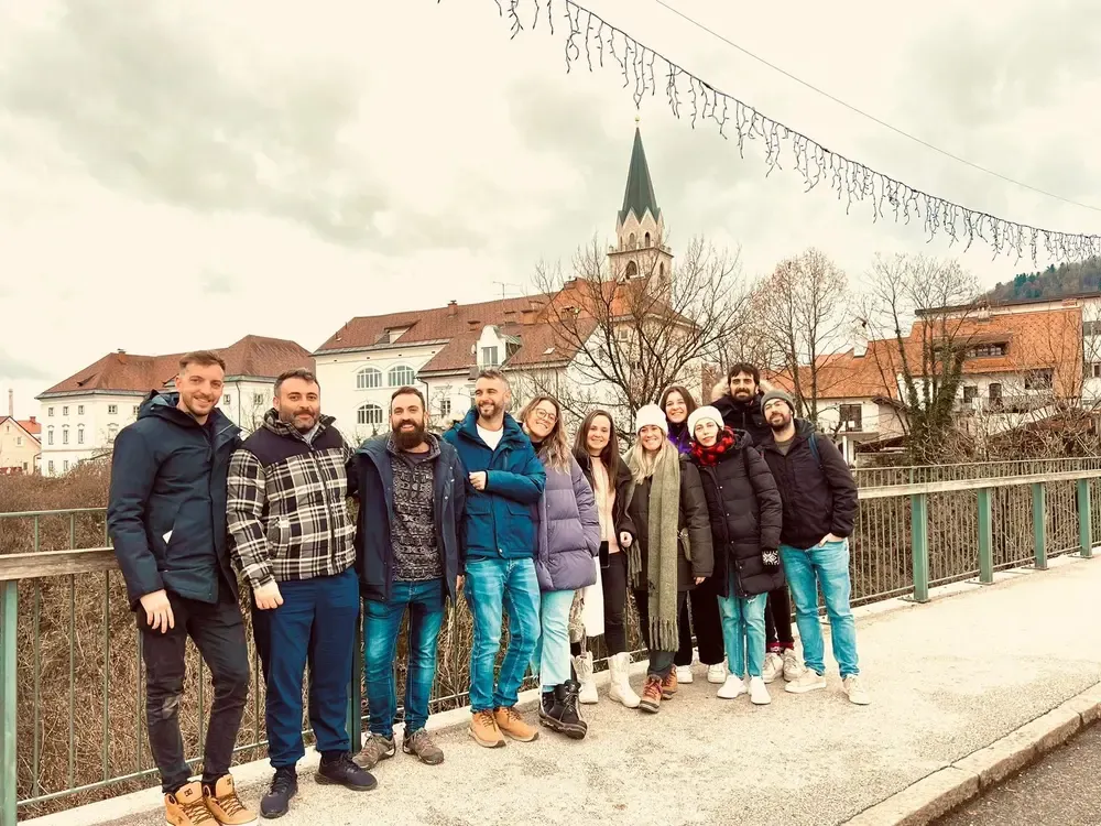 Foto de grupo en Kranj