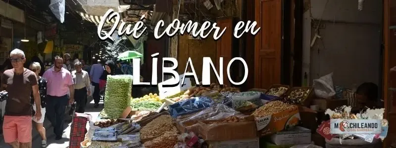 Comida libanesa. Qué comer en Líbano