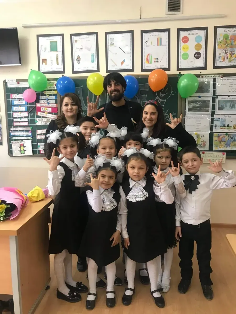 Escuela de niños sordos en Tashkent