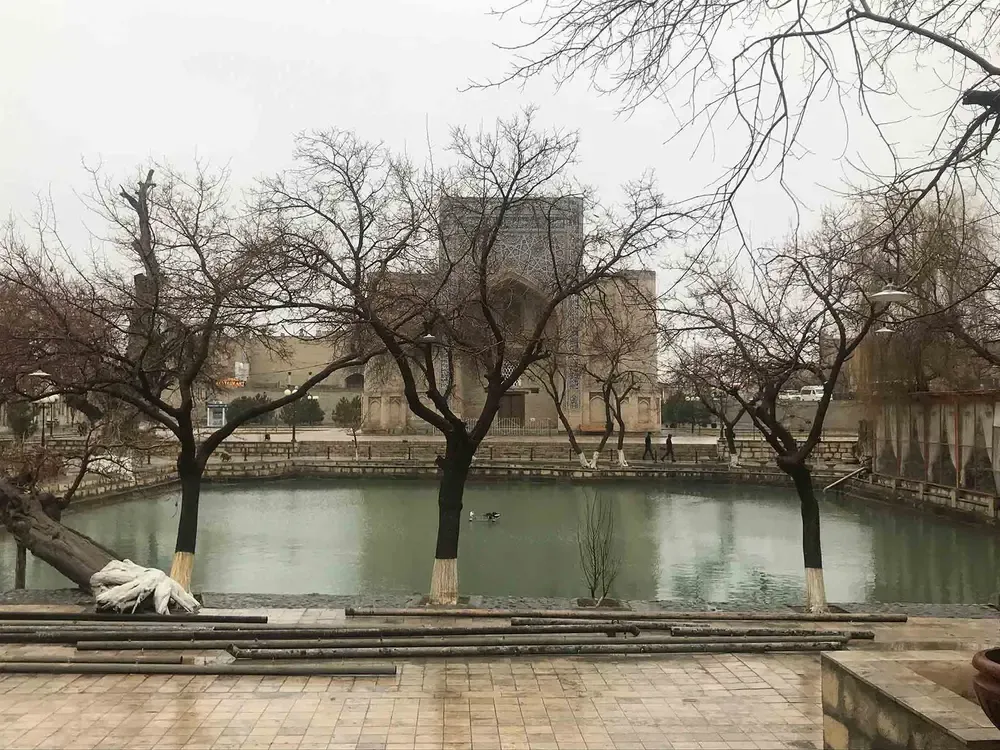 Plaza en inverno