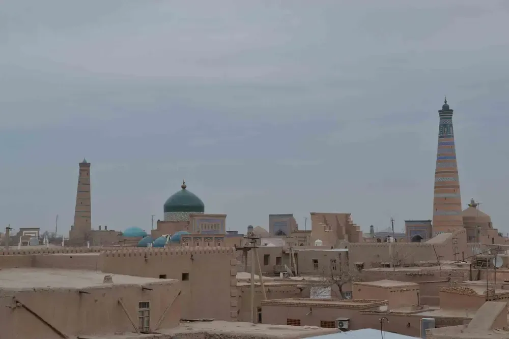 Khiva desde la fortaleza