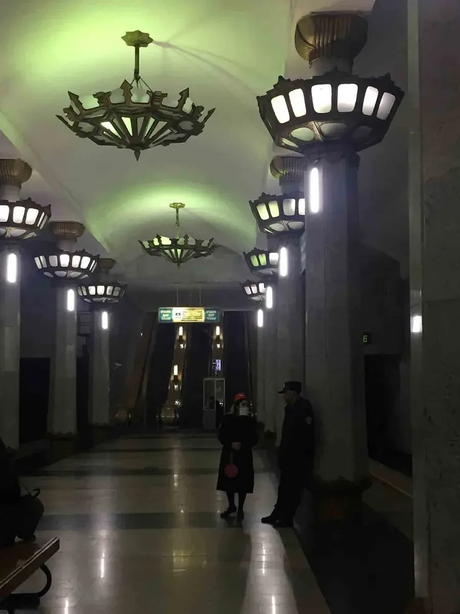 Interior del metro