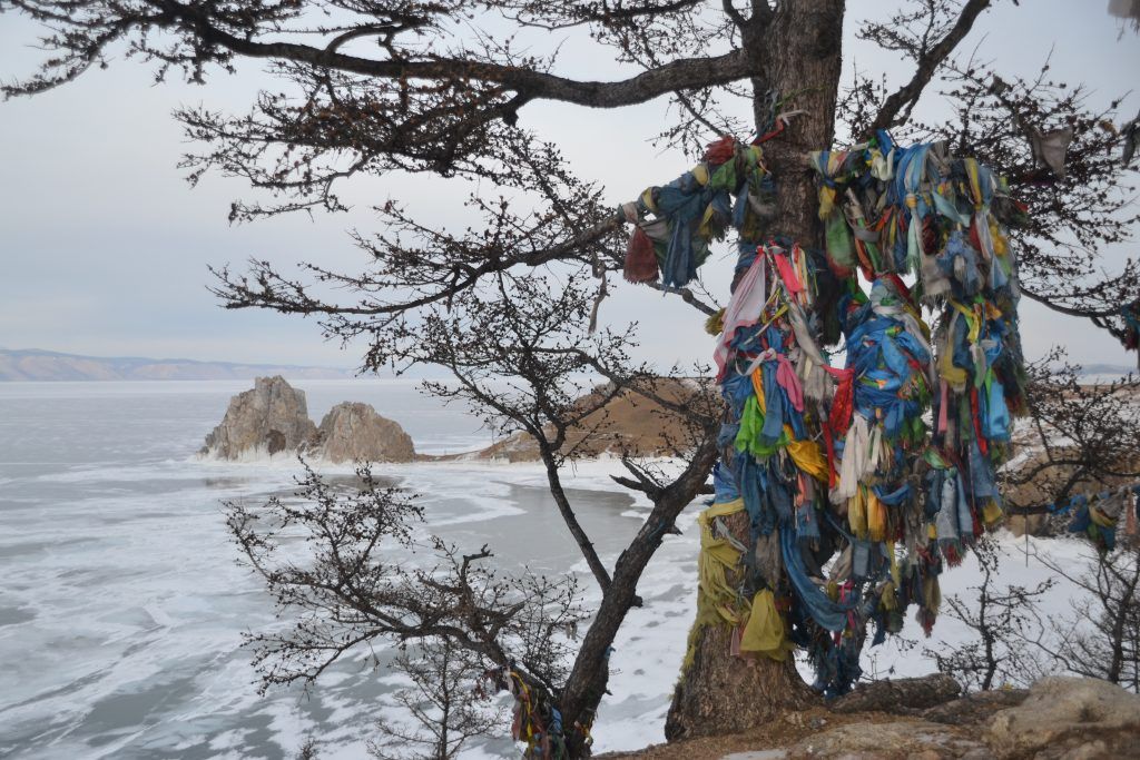 Ofrendas alrededor del lago Baikal