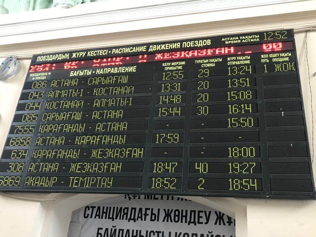 Tren direccion Almaty