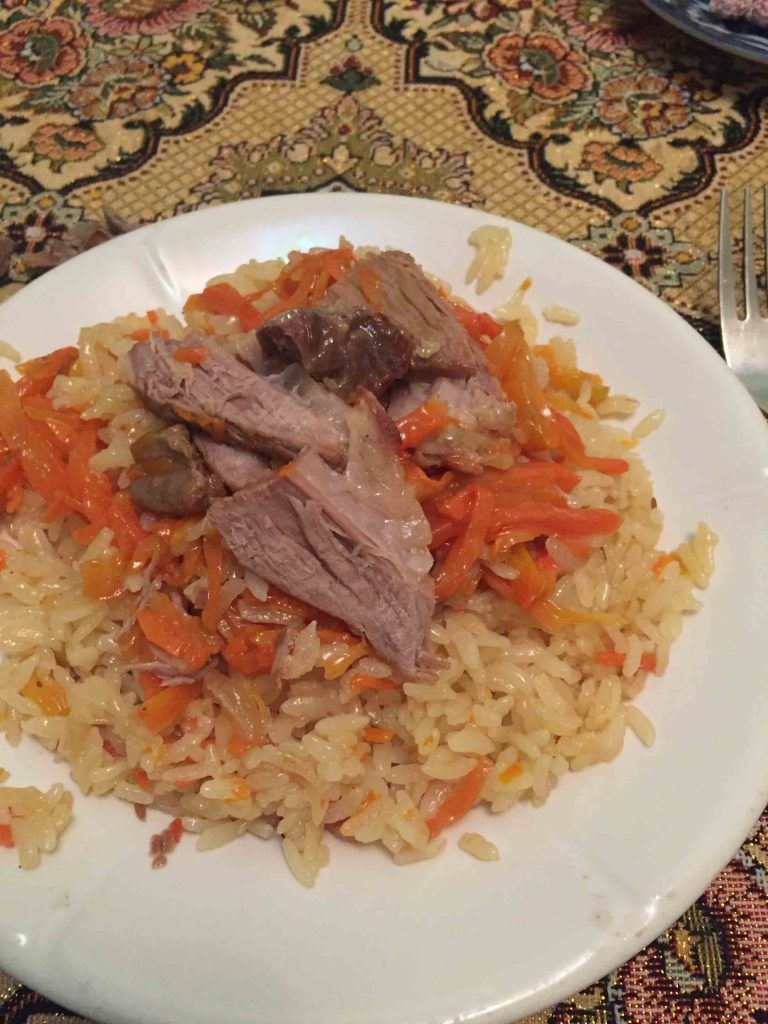 Plov, plato típico del país