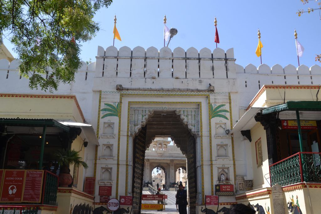 Entrada a la ciudad Palacio de Udaipur