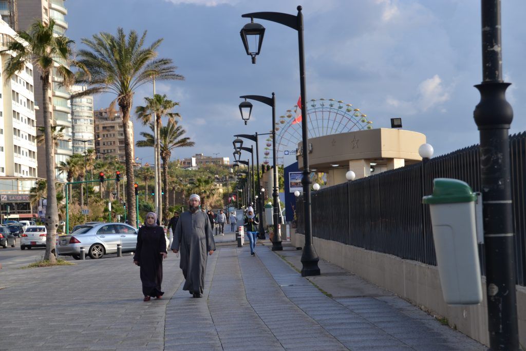 Foto desde la Cornise de Beirut