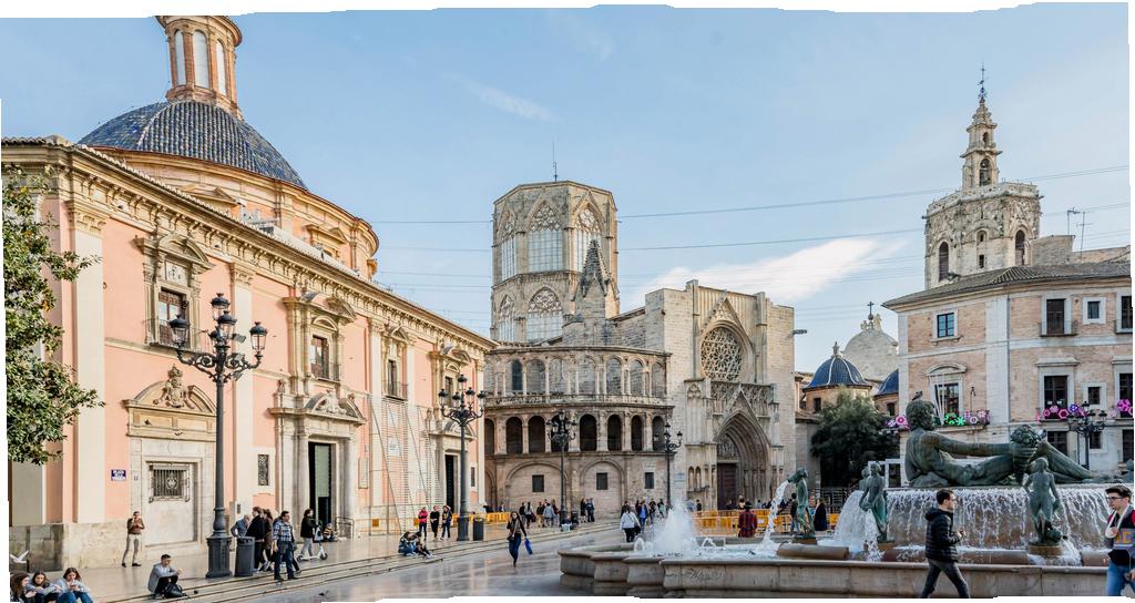 Plaza de la virgen Valencia