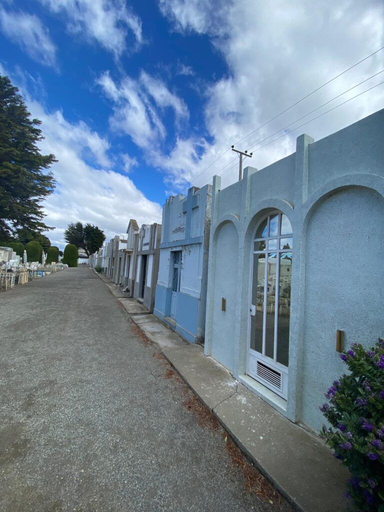 tumbas en el cementerio de punta arenas