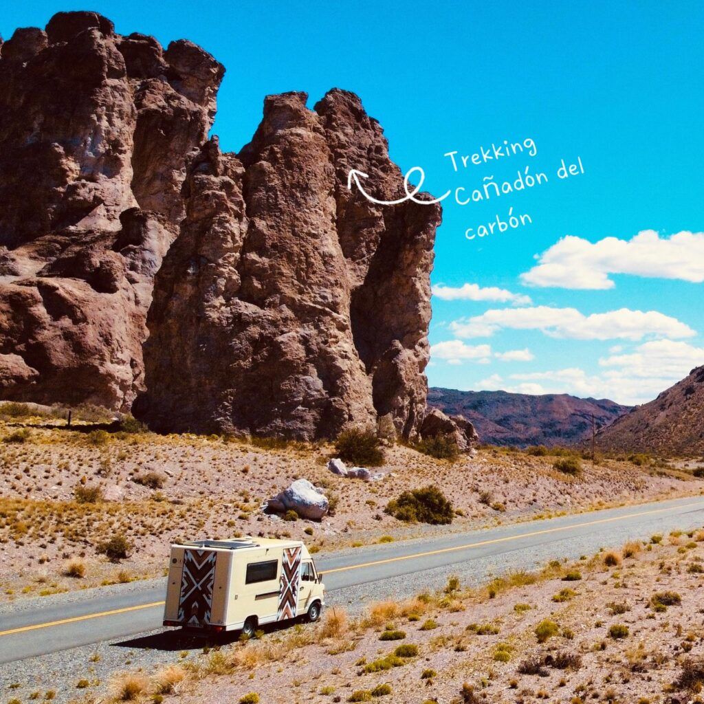 panoramica del rekking cañadon de carbon