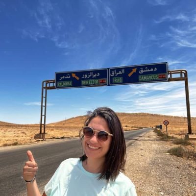 foto de Cris en siria