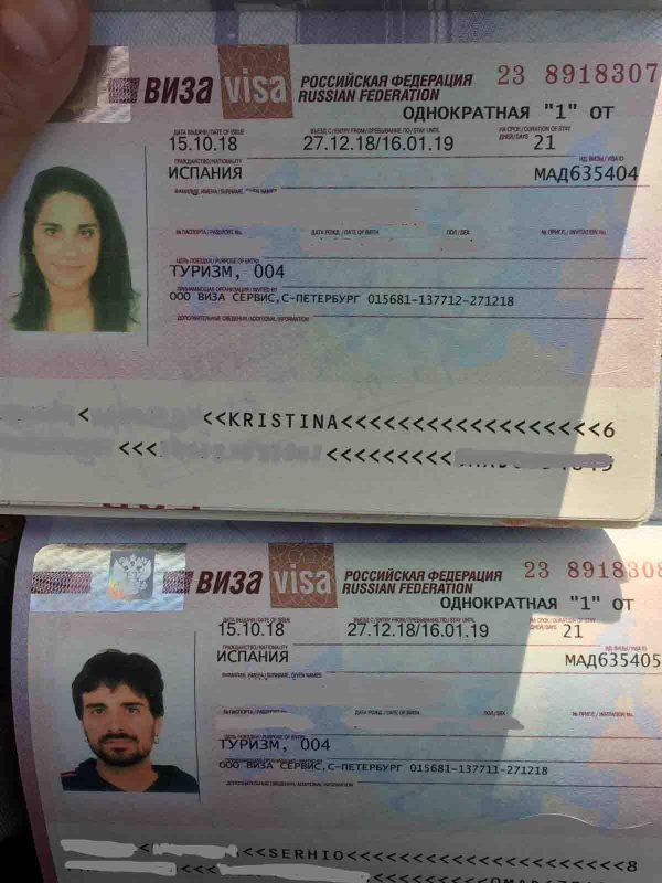 visado ruso